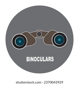 Binoculars icon vector illustration symbol design