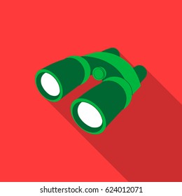 Binoculars icon of vector illustration for web and mobile