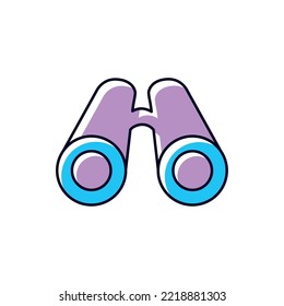 binoculars icon vector image white background