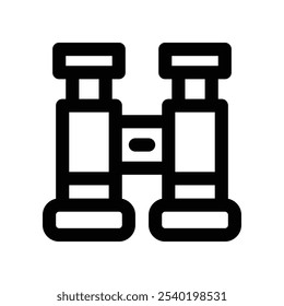 binoculars icon. vector line icon for your website, mobile, presentation, and logo design.