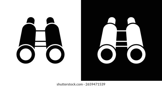 Fernglas-Symbol, Vektorgrafik, Symbol, Logo-Illustrationen