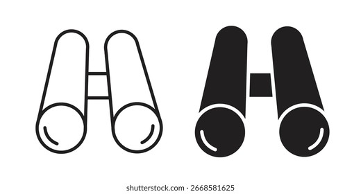 Fernglas-Symbol, Vektorgrafik, Symbol, Logo-Illustrationen
