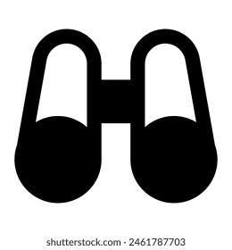 Binoculars icon for web, app, infographic