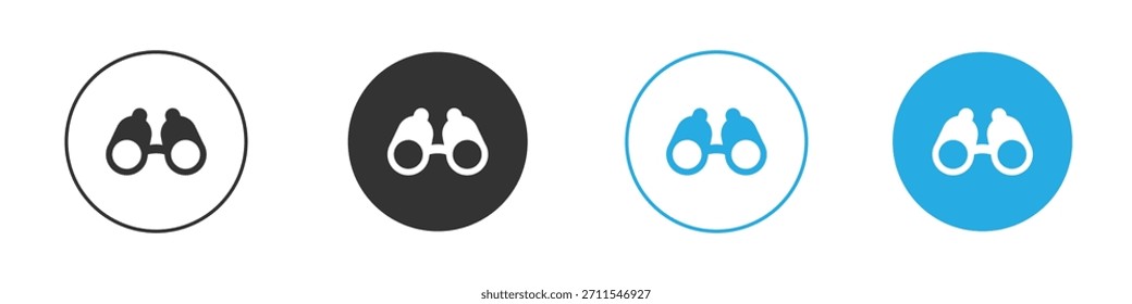 Ícone binóculos Para web, mobile.Vetor Ilustração