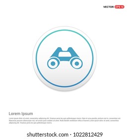binoculars icon White Background icon template