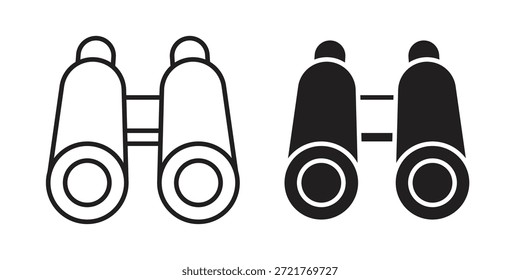 Ícone binóculos para o design do seu site, logotipo, aplicativo, UI. EPS10
