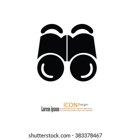 binoculars icon.binocular.vector illustration.