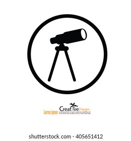 binoculars icon.binocular.vector illustration.