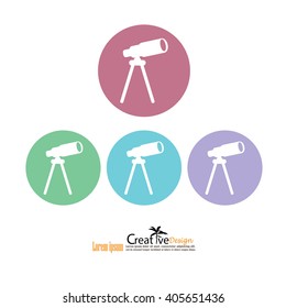 binoculars icon.binocular.vector illustration.
