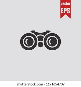 Binoculars icon.Vector illustration.