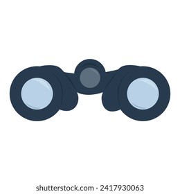 Binoculars line icon, linear style pictogram isolated on white. Spy symbol, logo illustration.
