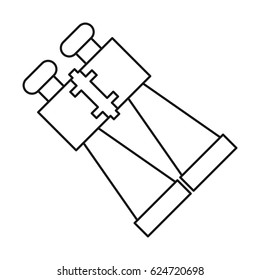 binoculars look zoom observe thin line