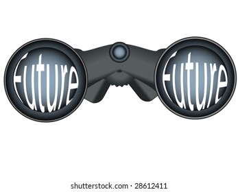 Binoculars looking at the future