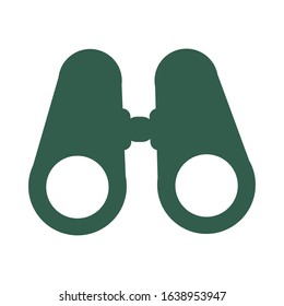 binoculars military force isolated icon vector illustration design