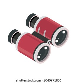 icono óptico de objeto binocular aislado