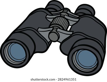 Binoculars for observation and exploration provide clear distant views for nature watching or travel