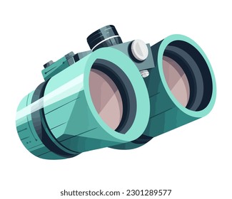 binoculars on white background icon isolated