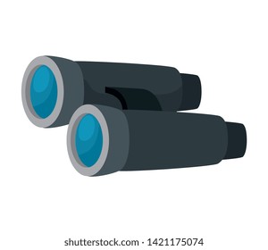 binoculars optical accessory isolated icon