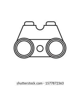binoculars optical accessory isolated icon vector illustration design