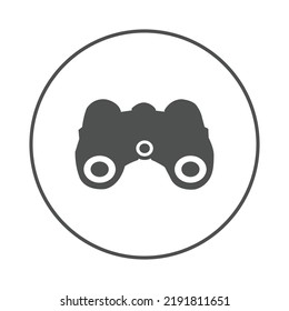 Binoculars optical camping leisure icon | Circle version icon |
