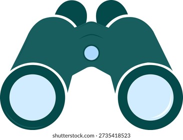 Binoculars are an optical device for observing distant objects. Binoculars allow you to see further and more clearly than with the naked eye. A symbol of observation, tourism, orientation.