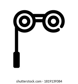 Binoculars outline icon. Element from the set dedicated to the theater.