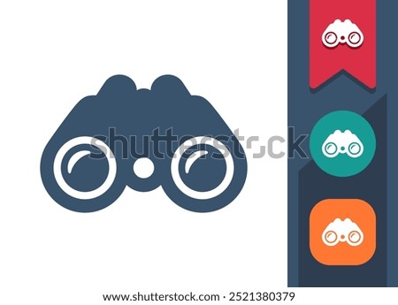 Binoculars, Spying, Spy, Icon. Professional, pixel perfect icon. EPS 10 format.
