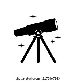 binoculars star icon vector template
