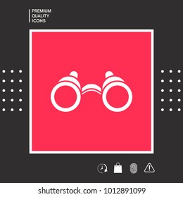 Binoculars symbol icon