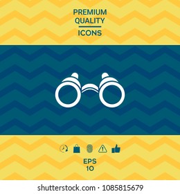 Binoculars symbol icon