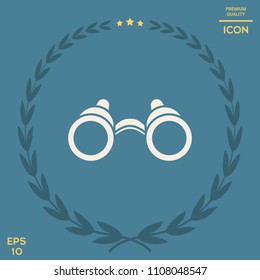 Binoculars symbol icon