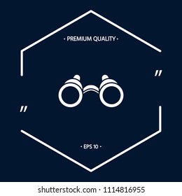 Binoculars symbol icon
