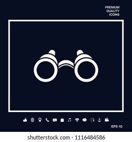 Binoculars symbol icon