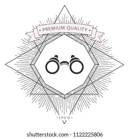 Binoculars symbol icon