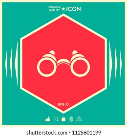 Binoculars symbol icon