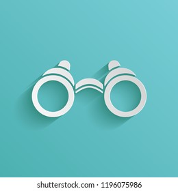 Binoculars symbol icon
