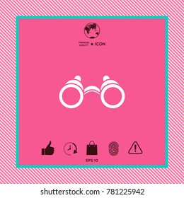 Binoculars symbol icon