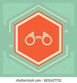 Binoculars symbol icon. Graphic elements for your design