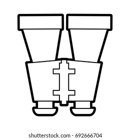 binoculars topview icon image