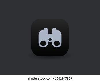 Binoculars - Vector App Icon