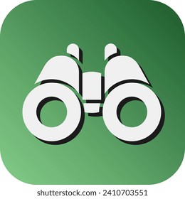 Binoculars Vector Glyph Gradient Background Icon For Personal And Commercial Use.

