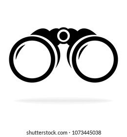 Binoculars vector icon