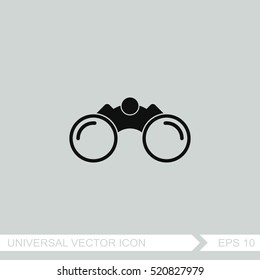 Binoculars vector icon.