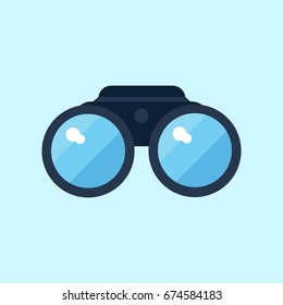 binoculars vector icon