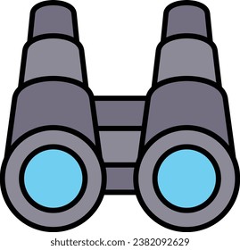 Binoculars vector icon. Can be used for printing, mobile and web applications.