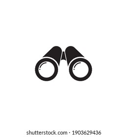 Binoculars vector icon design illustration template.