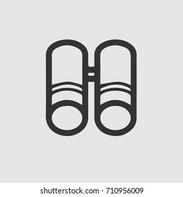 Binoculars vector icon eps 10.
