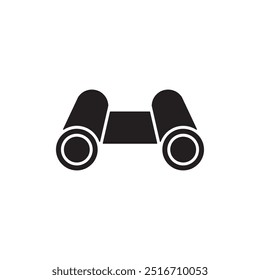 Icono del Vector de los binoculares, Ilustración vectorial en un fondo blanco..eps