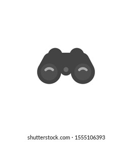 Binoculars vector icon. Binoculars illustration symbol rof web sites or mobile.