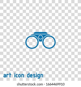binoculars vector icon on white background
